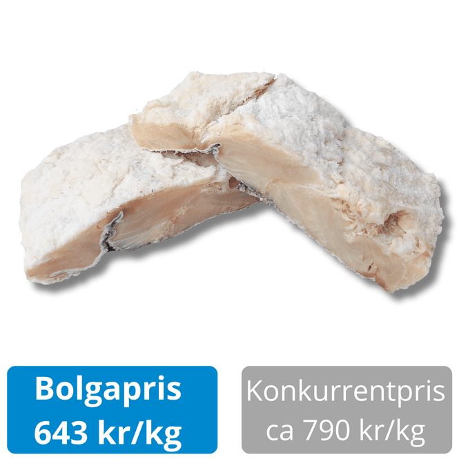 Hovedbilde Klippfisk 900 g – tykke porsjonsstykker