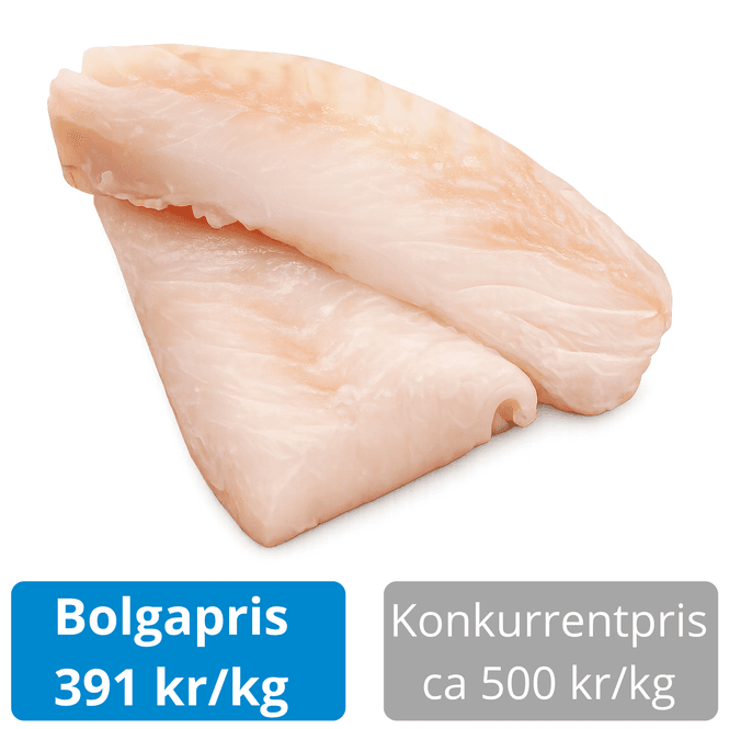Hovedbilde Lettsaltet Torskeloins 2,5 kg – premium