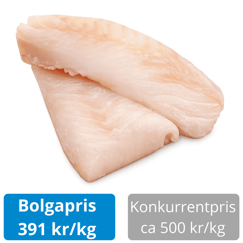Lettsaltet Torskeloins 2,5 kg – premium