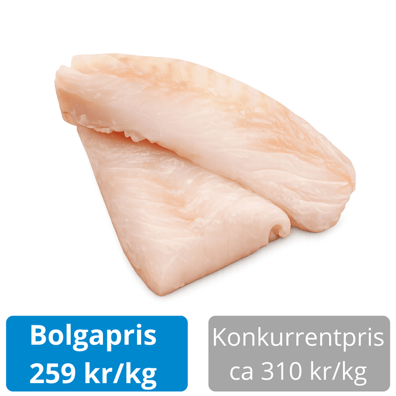 Alaska Torskeloins 2,5 kg – godt alternativ