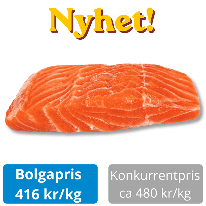 Hovedbilde Ørretfilet 2,16 kg - ekstra trimmet